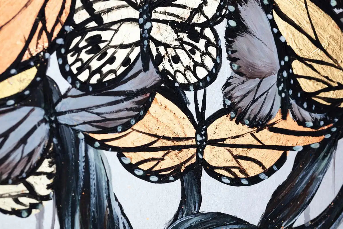 Golden Shimmer - Original - SOLD by artist Becky Smith - Wyecliffe Galleries