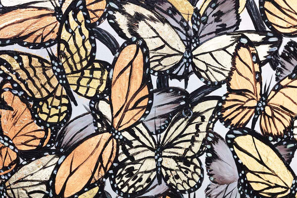 Golden Shimmer - Original - SOLD by artist Becky Smith - Wyecliffe Galleries