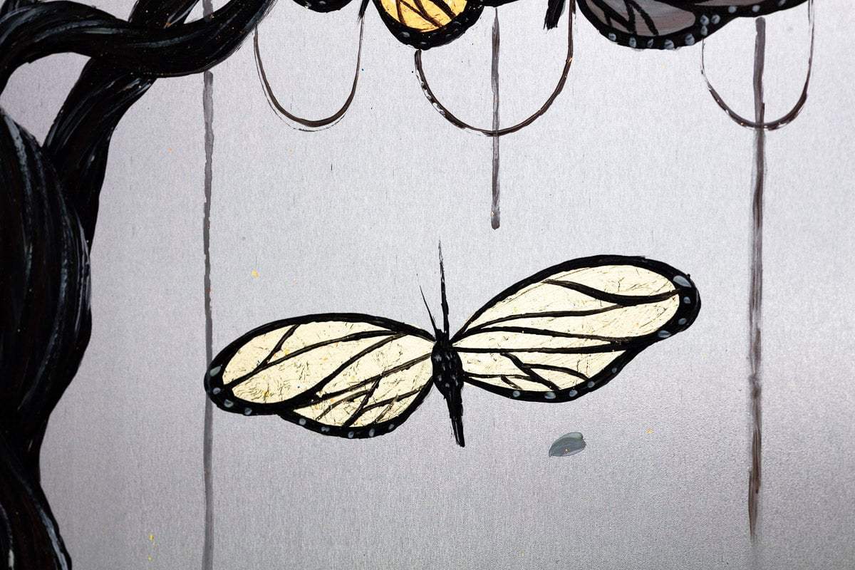 Golden Shimmer - Original - SOLD by artist Becky Smith - Wyecliffe Galleries