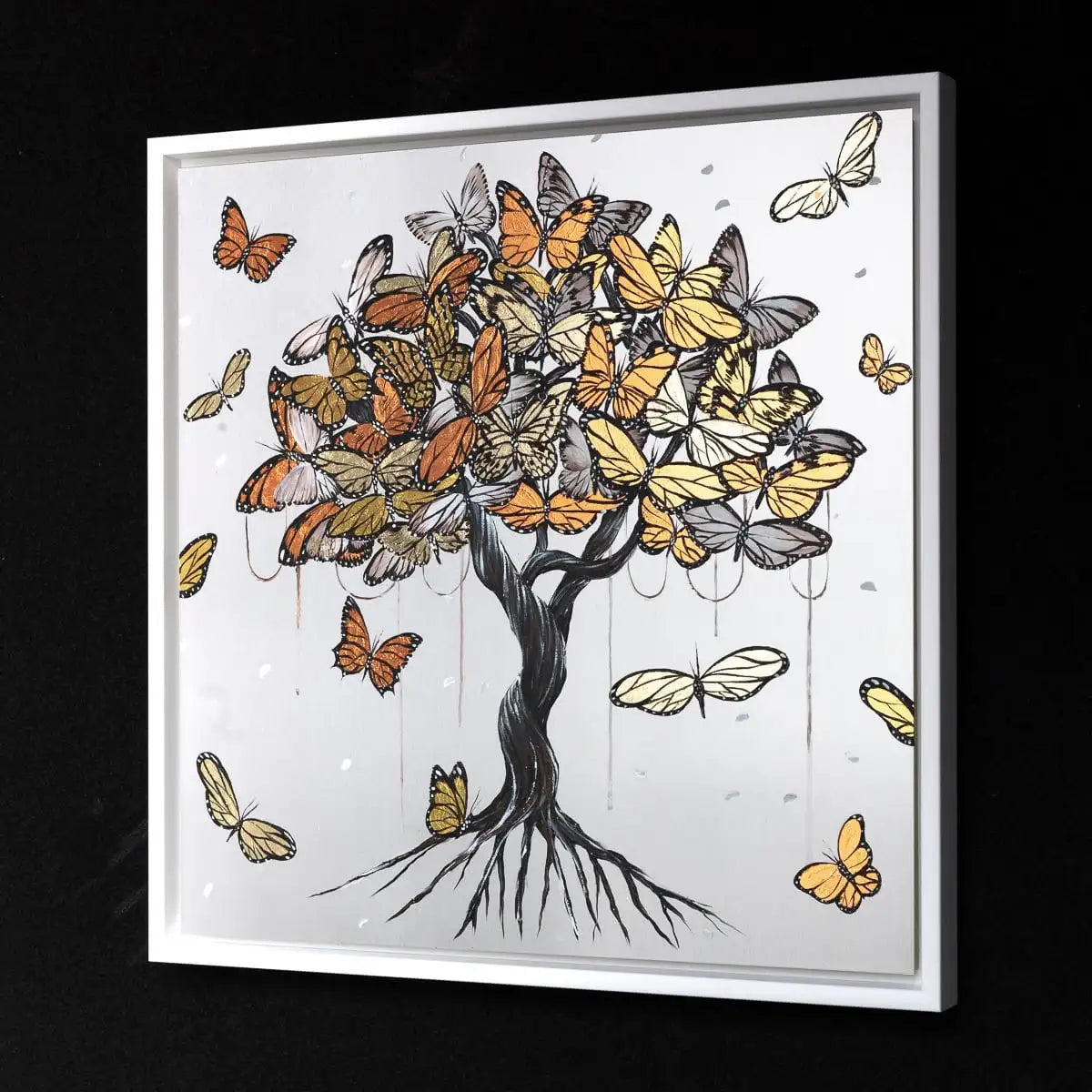 Golden Shimmer - Original - SOLD by artist Becky Smith - Wyecliffe Galleries