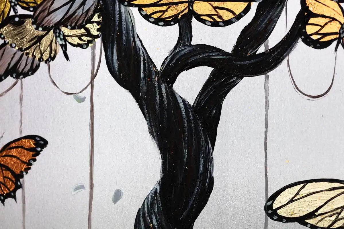 Golden Shimmer - Original - SOLD by artist Becky Smith - Wyecliffe Galleries