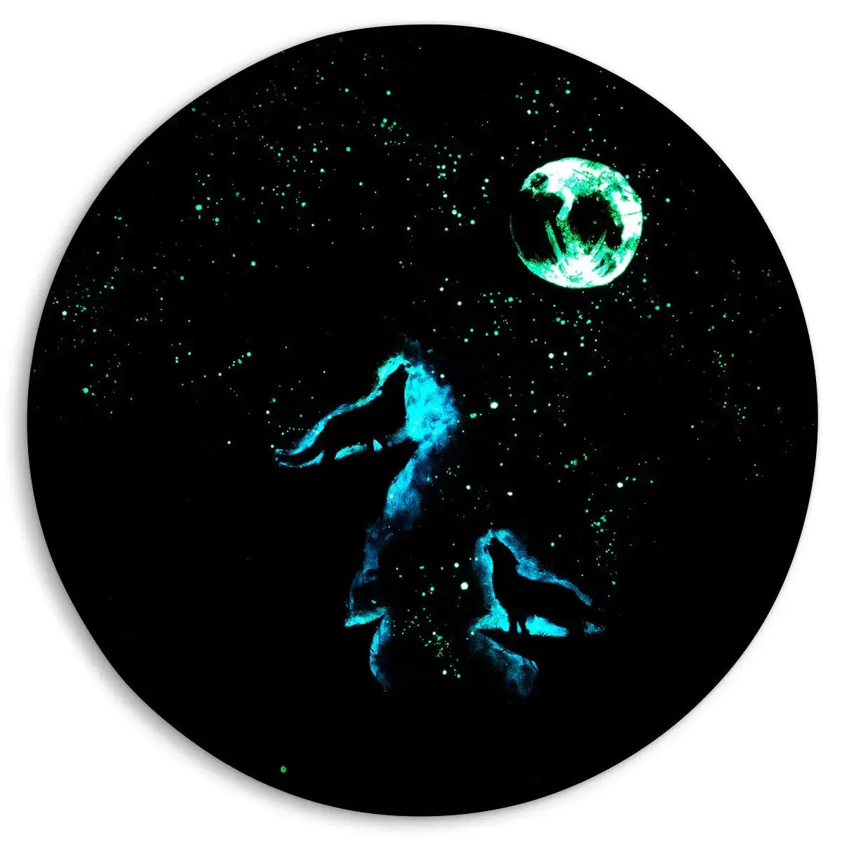 Howling At The Moon - Original - SOLD by artist Becky Smith - Wyecliffe Galleries