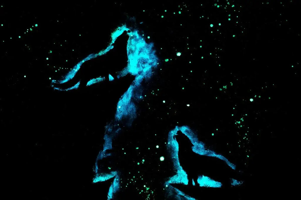 Howling At The Moon - Original - SOLD by artist Becky Smith - Wyecliffe Galleries