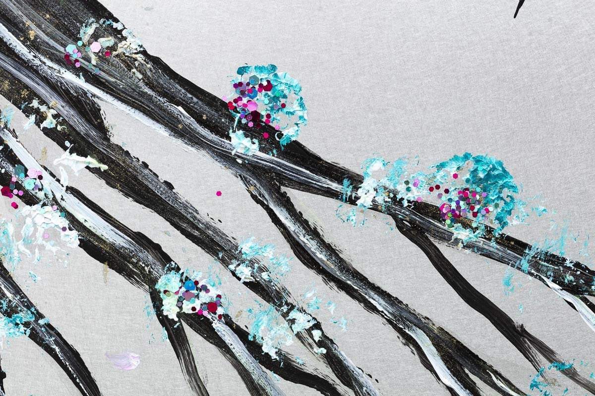 Humming Away - Original - SOLD by artist Becky Smith - Wyecliffe Galleries