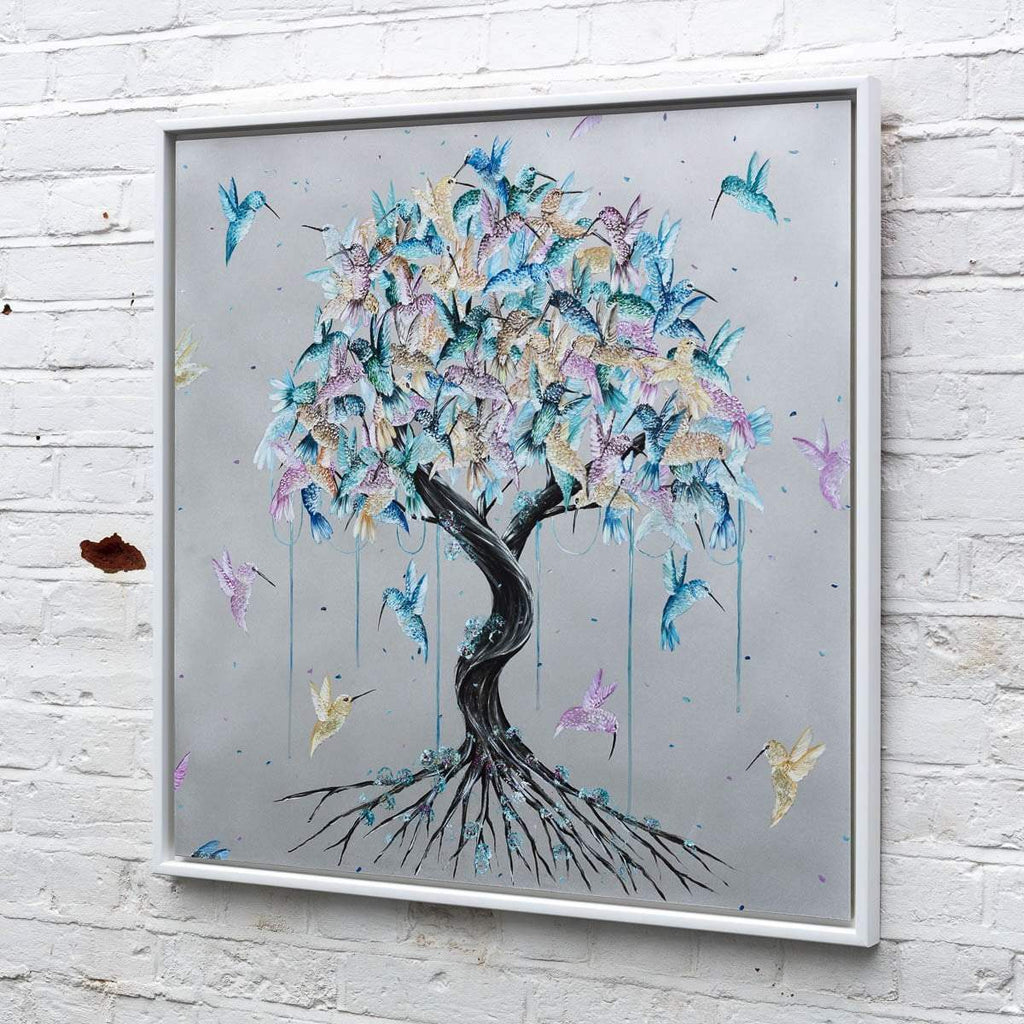 Humming Away - Original - SOLD by artist Becky Smith - Wyecliffe Galleries