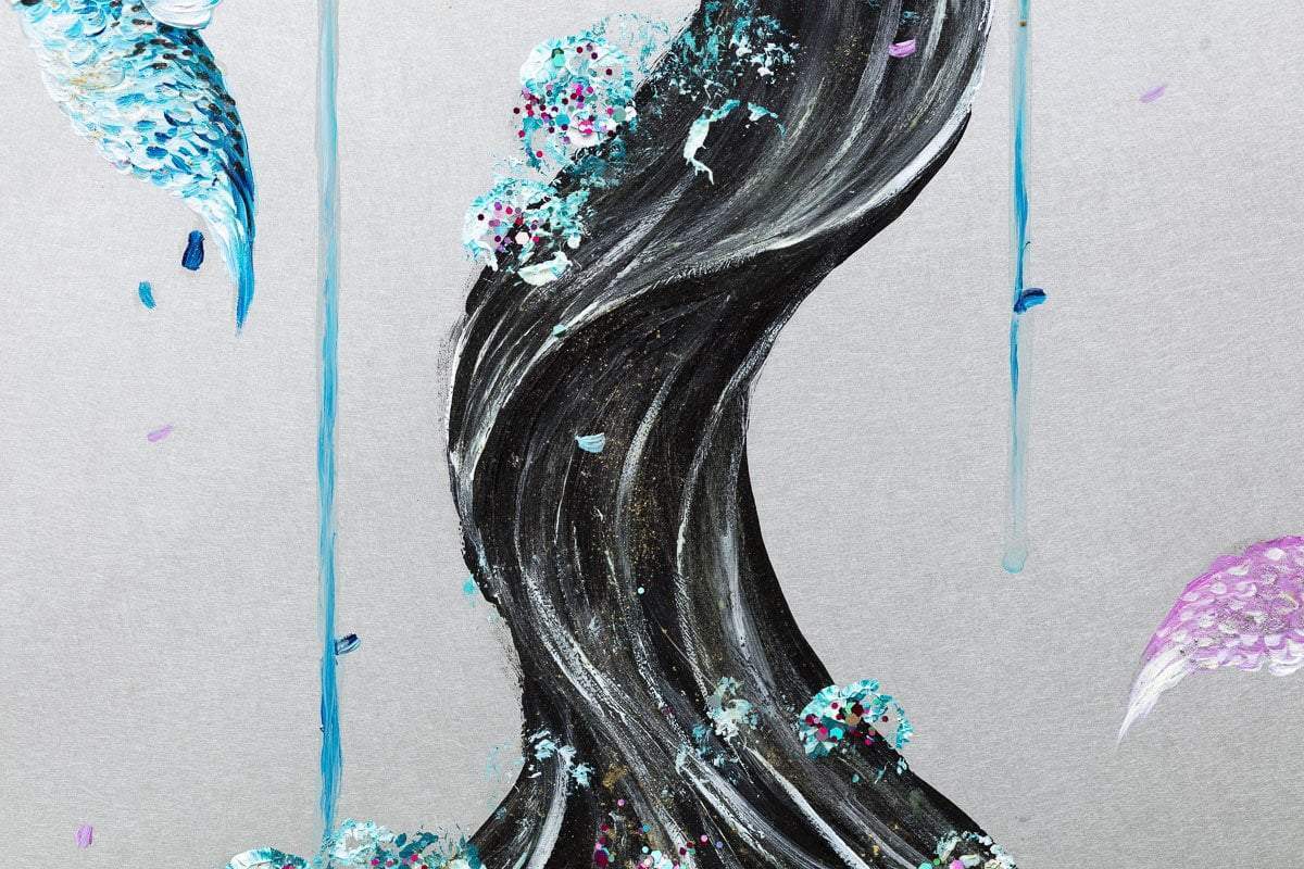 Humming Away - Original - SOLD by artist Becky Smith - Wyecliffe Galleries