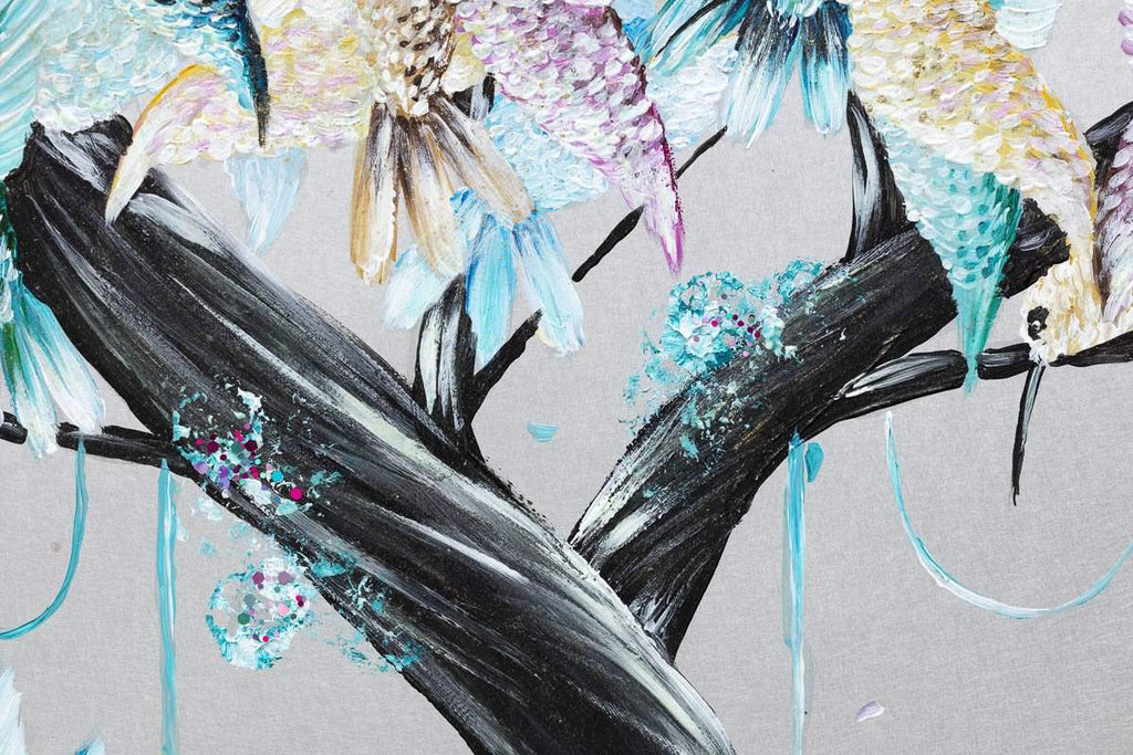 Humming Away - Original - SOLD by artist Becky Smith - Wyecliffe Galleries