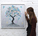 Humming Away - Original - SOLD by artist Becky Smith - Wyecliffe Galleries