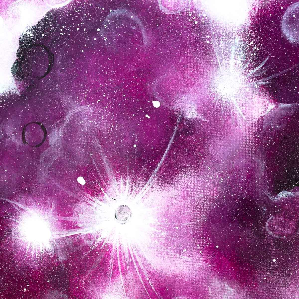 I Love You to The Moon and Back - Original - SOLD by artist Becky Smith - Wyecliffe Galleries