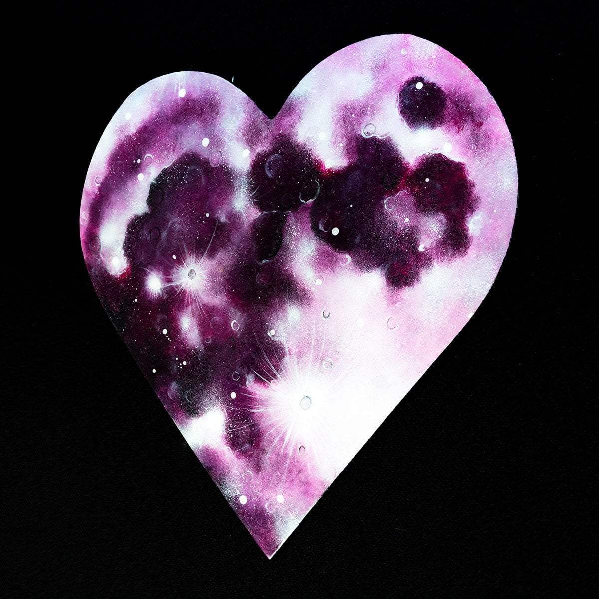 I Love You to The Moon and Back - Original - SOLD by artist Becky Smith - Wyecliffe Galleries