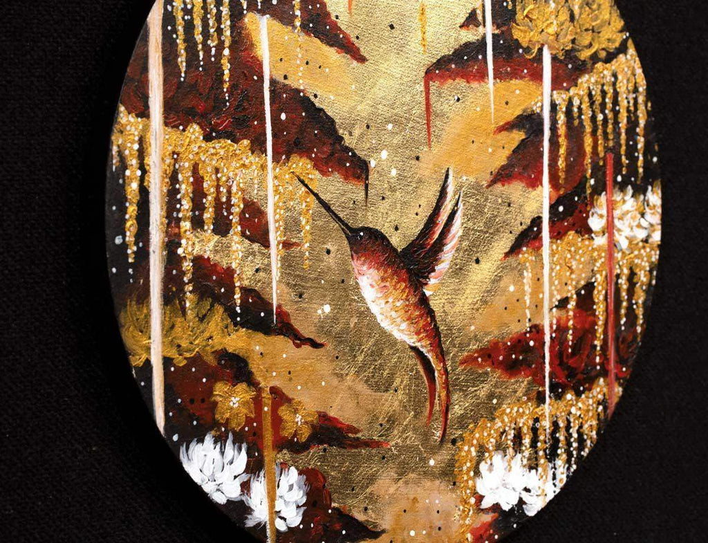 In Flight - Original - SOLD by artist Becky Smith - Wyecliffe Galleries