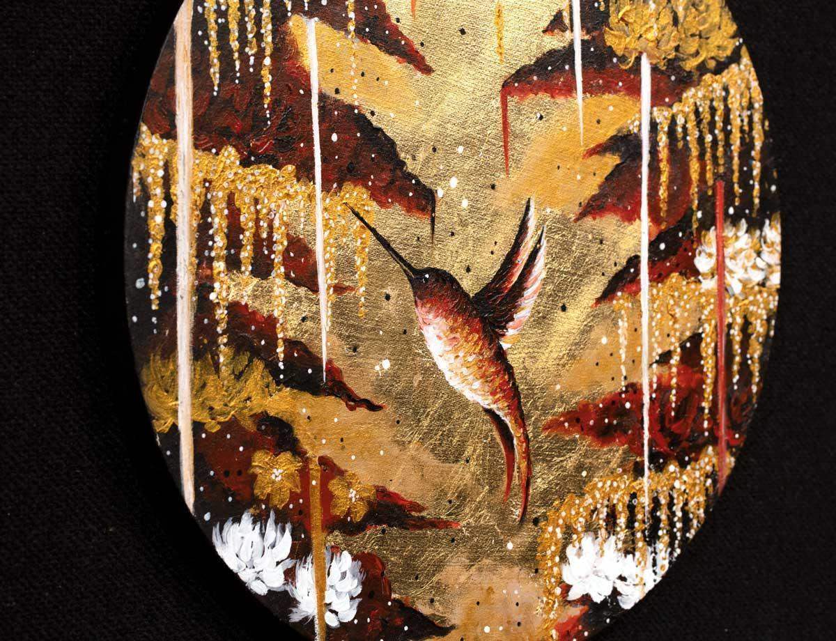 In Flight - Original - SOLD by artist Becky Smith - Wyecliffe Galleries