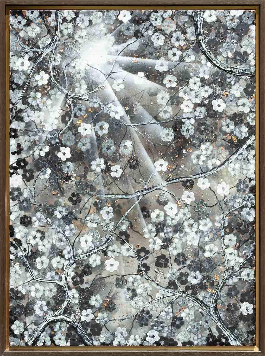 In Full Bloom - Original - SOLD by artist Becky Smith - Wyecliffe Galleries