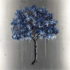 Indigo Haze - Original - SOLD by artist Becky Smith - Wyecliffe Galleries