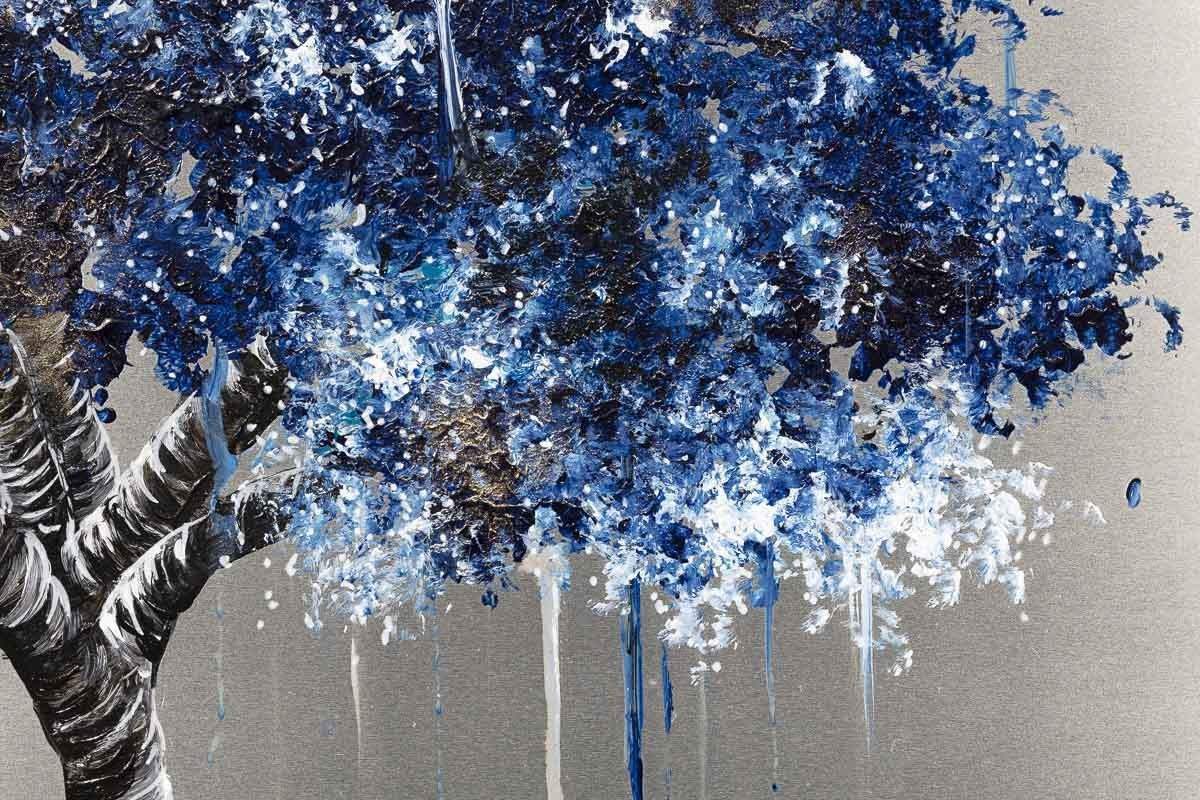 Indigo Haze - Original - SOLD by artist Becky Smith - Wyecliffe Galleries