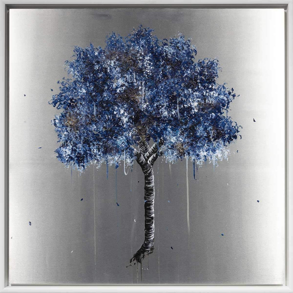 Indigo Haze - Original - SOLD by artist Becky Smith - Wyecliffe Galleries