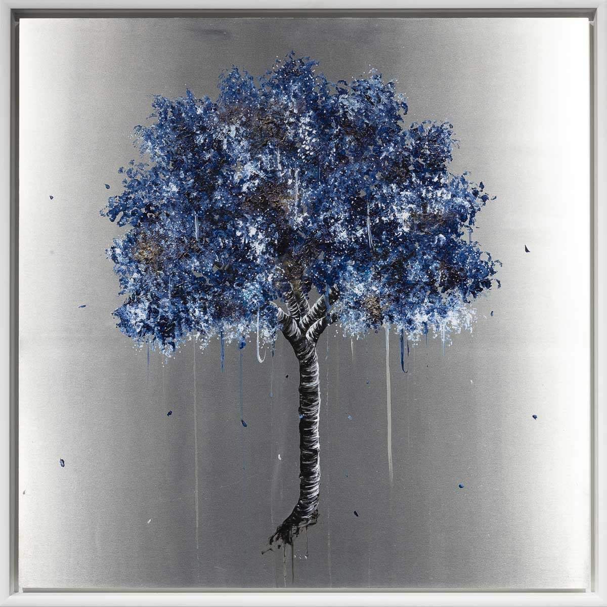 Indigo Haze - Original - SOLD by artist Becky Smith - Wyecliffe Galleries