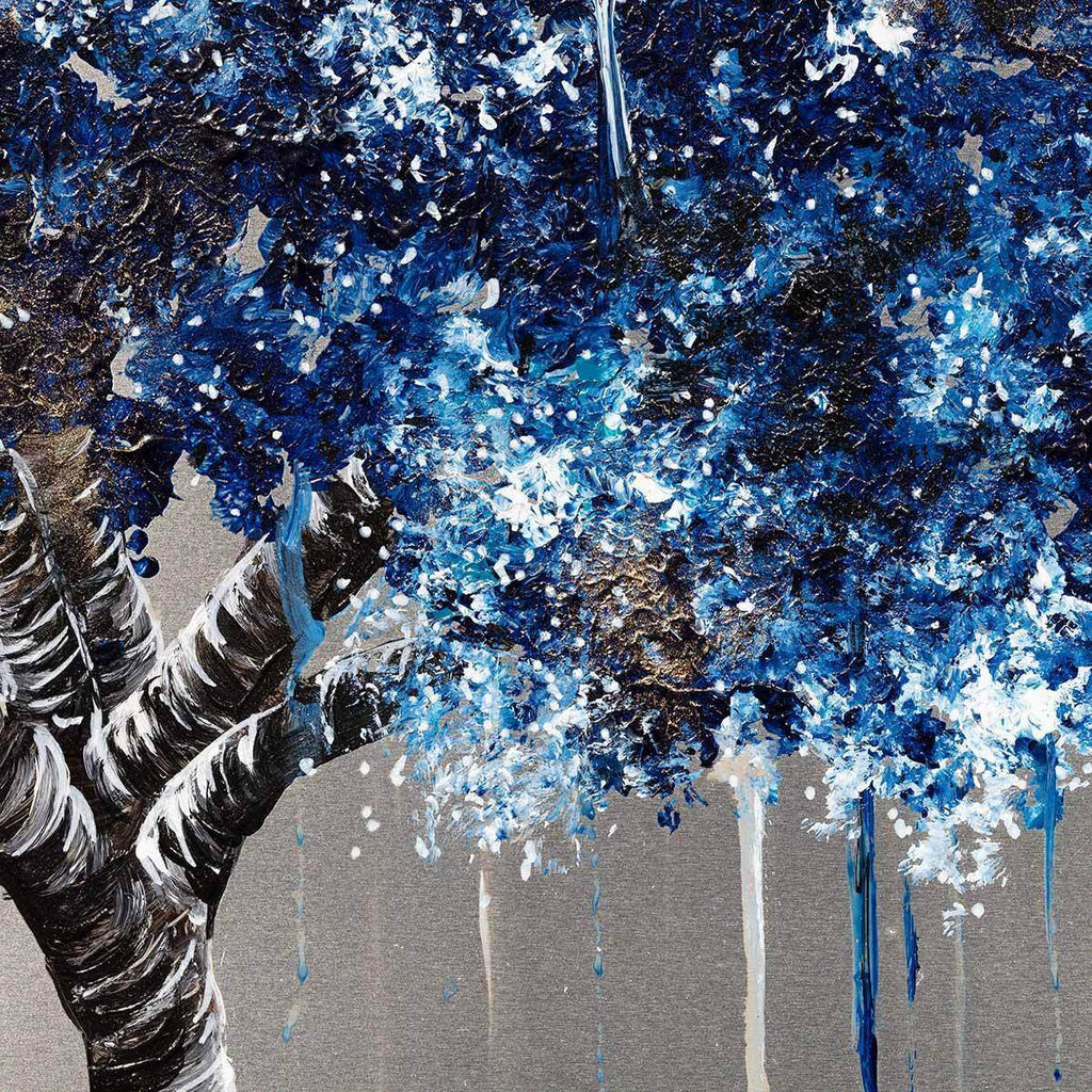 Indigo Haze - Original - SOLD by artist Becky Smith - Wyecliffe Galleries