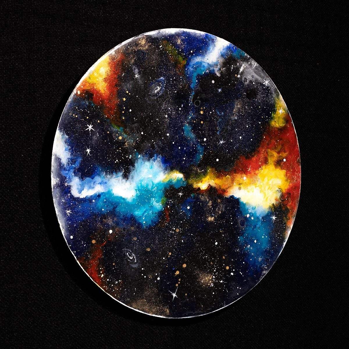 Intergalactic Space - Original - SOLD by artist Becky Smith - Wyecliffe Galleries