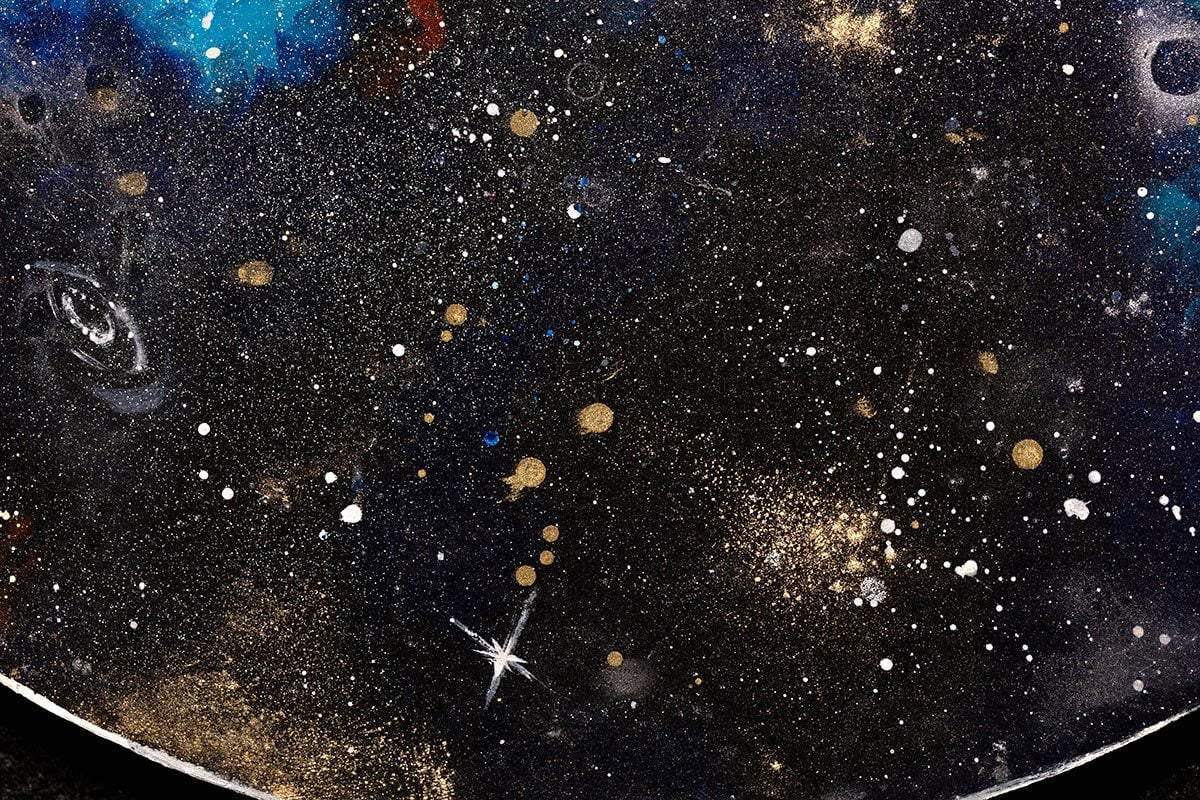 Intergalactic Space - Original - SOLD by artist Becky Smith - Wyecliffe Galleries