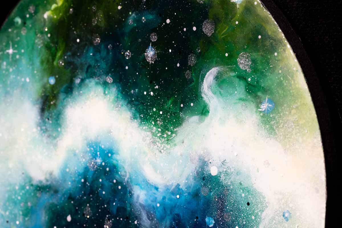 Interstellar - Original - SOLD by artist Becky Smith - Wyecliffe Galleries