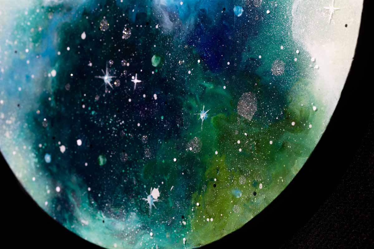 Interstellar - Original - SOLD by artist Becky Smith - Wyecliffe Galleries