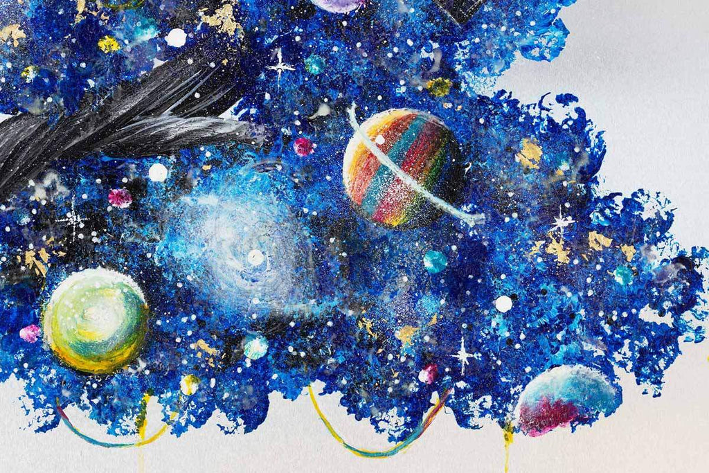 Interstellar Space - Original - SOLD by artist Becky Smith - Wyecliffe Galleries