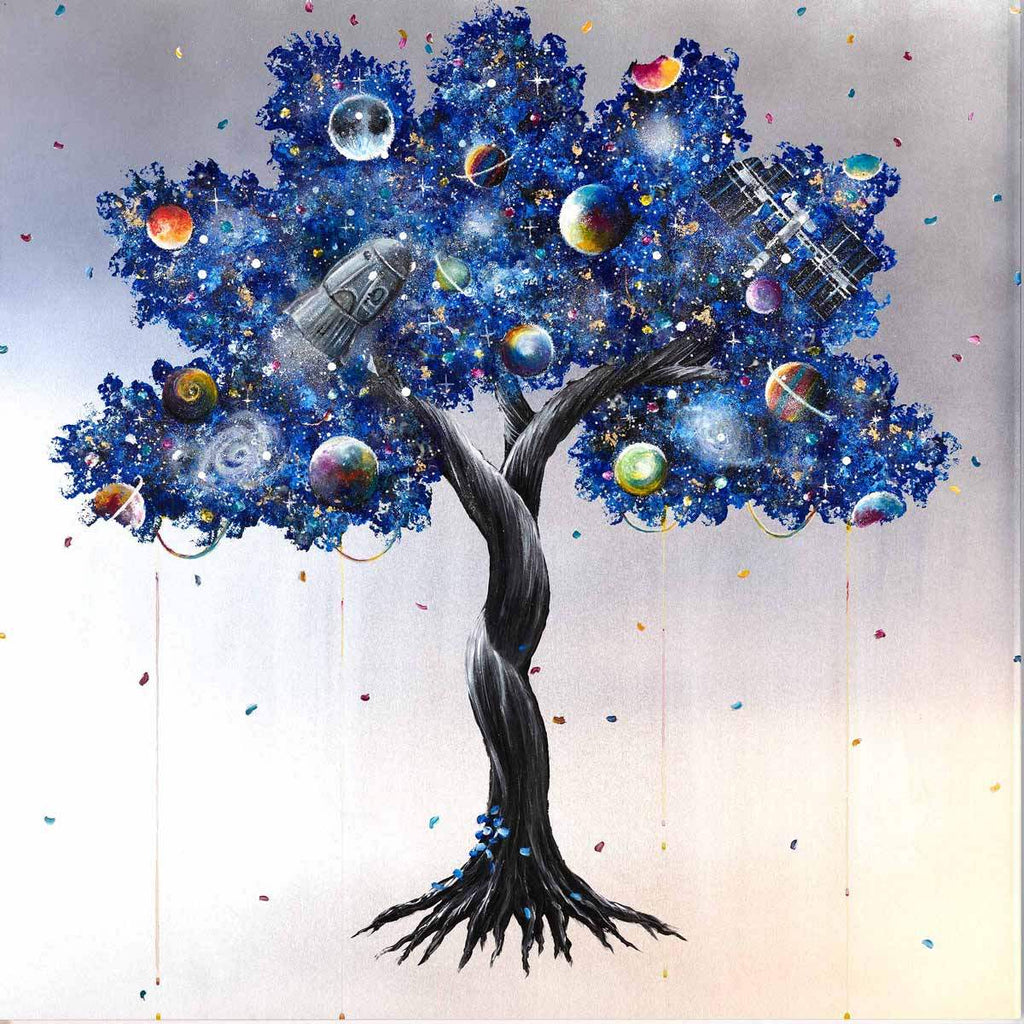 Interstellar Space - Original - SOLD by artist Becky Smith - Wyecliffe Galleries