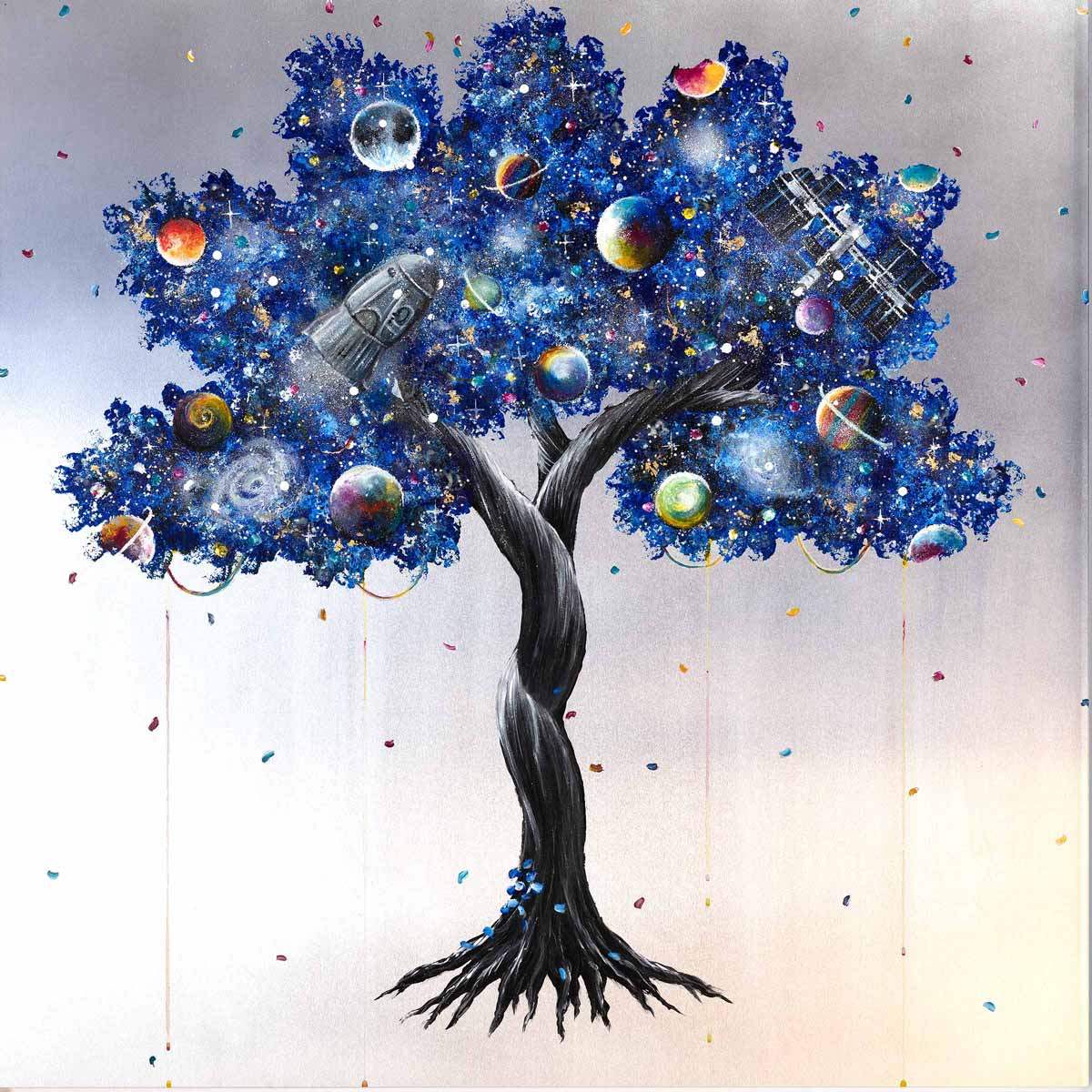 Interstellar Space - Original - SOLD by artist Becky Smith - Wyecliffe Galleries