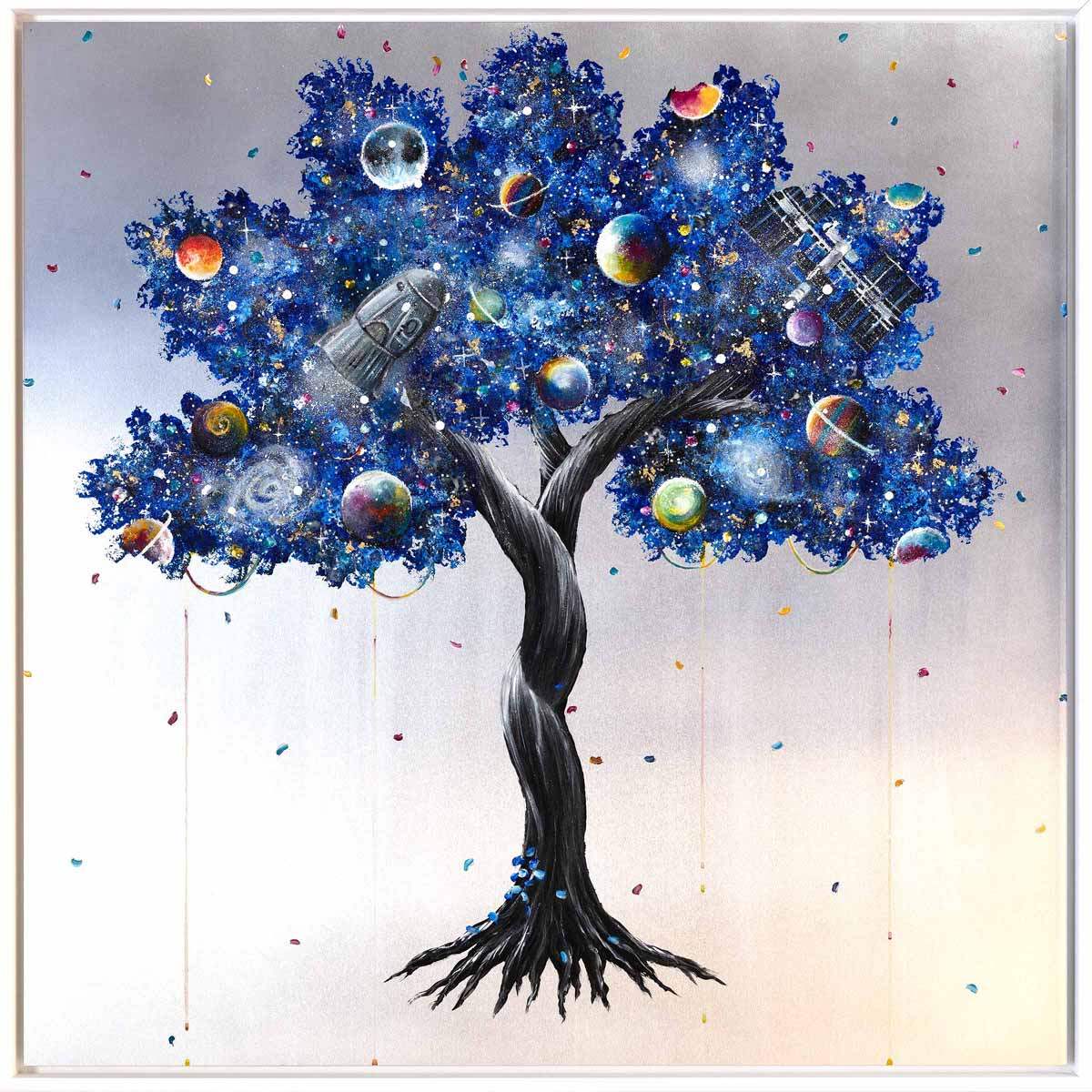 Interstellar Space - Original - SOLD by artist Becky Smith - Wyecliffe Galleries