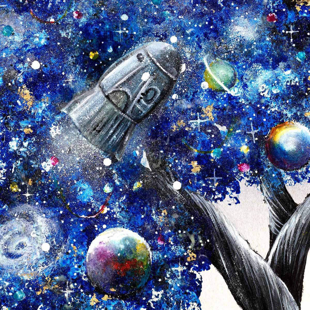 Interstellar Space - Original - SOLD by artist Becky Smith - Wyecliffe Galleries