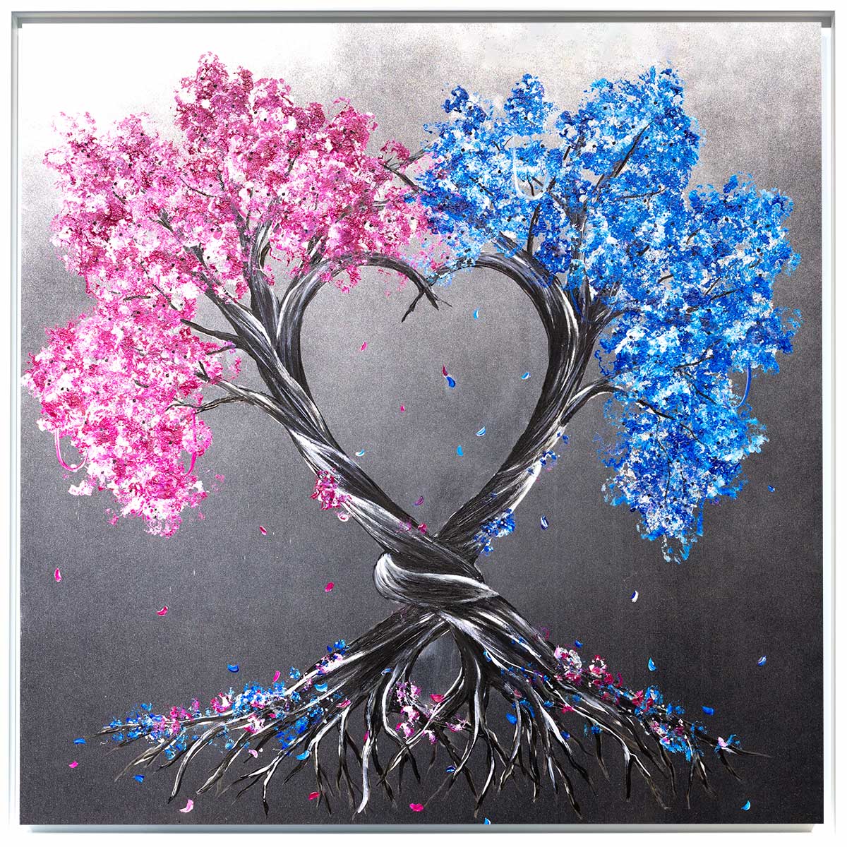 Intertwined Love - Original Becky Smith Framed