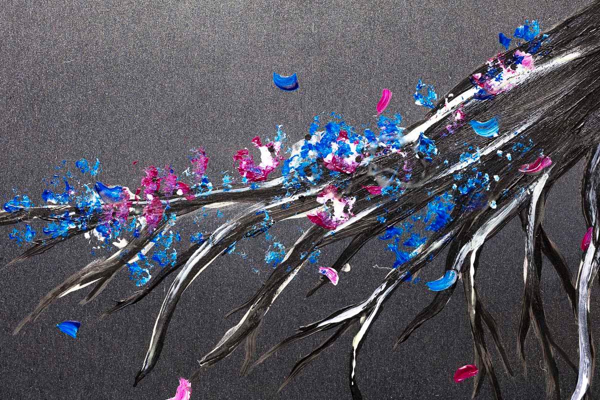 Intertwined Love - Original - SOLD by artist Becky Smith - Wyecliffe Galleries