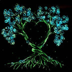 Intertwined Love - Original - SOLD by artist Becky Smith - Wyecliffe Galleries