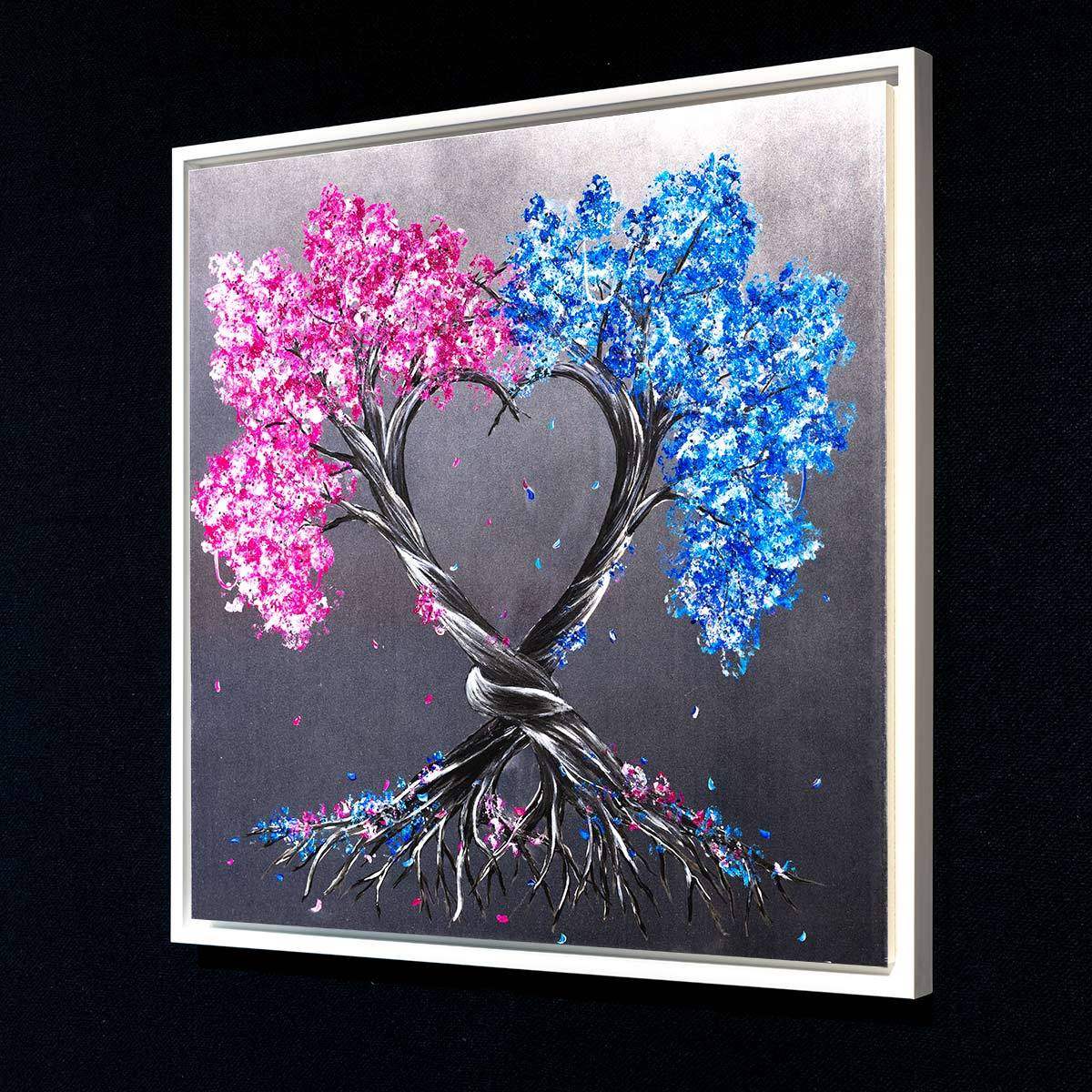 Intertwined Love - Original - SOLD by artist Becky Smith - Wyecliffe Galleries