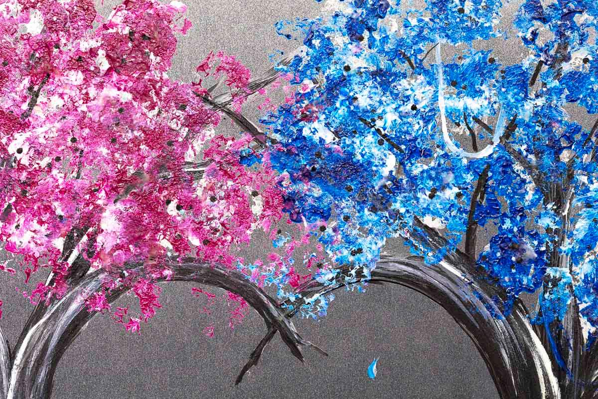 Intertwined Love - Original - SOLD by artist Becky Smith - Wyecliffe Galleries