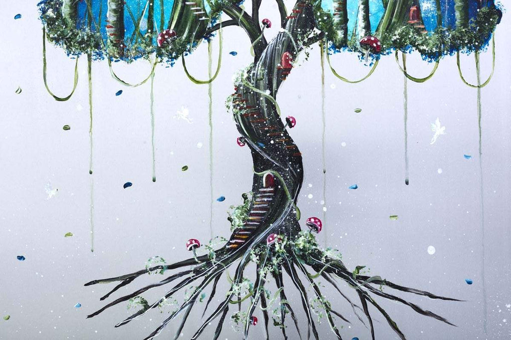 Into the Magic Forest - Original by artist Becky Smith - Wyecliffe Galleries