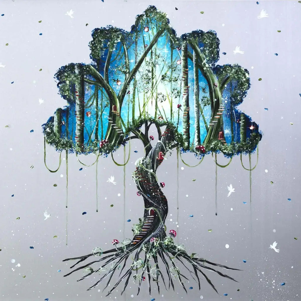 Into the Magic Forest - Original by artist Becky Smith - Wyecliffe Galleries