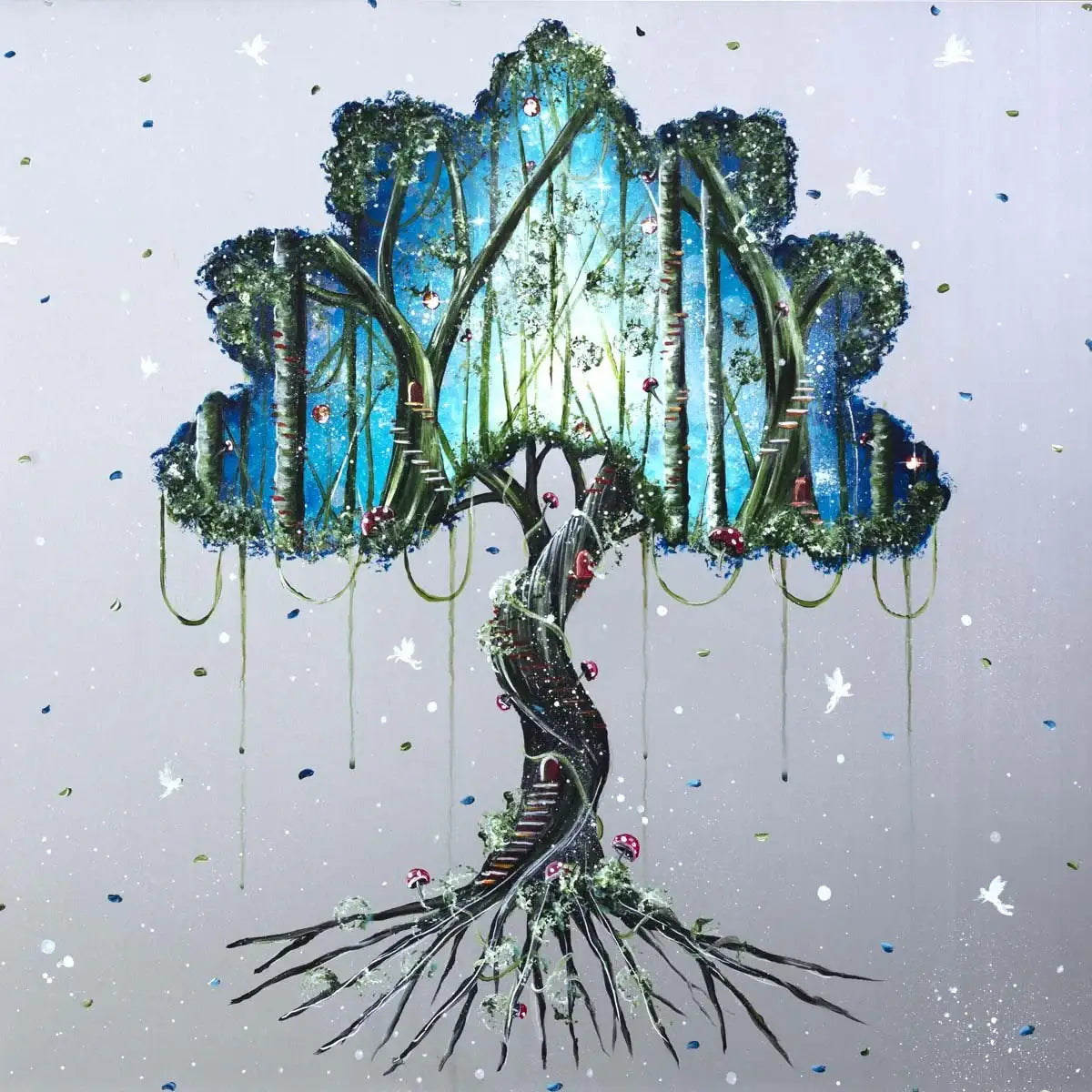 Into the Magic Forest - Original by artist Becky Smith - Wyecliffe Galleries