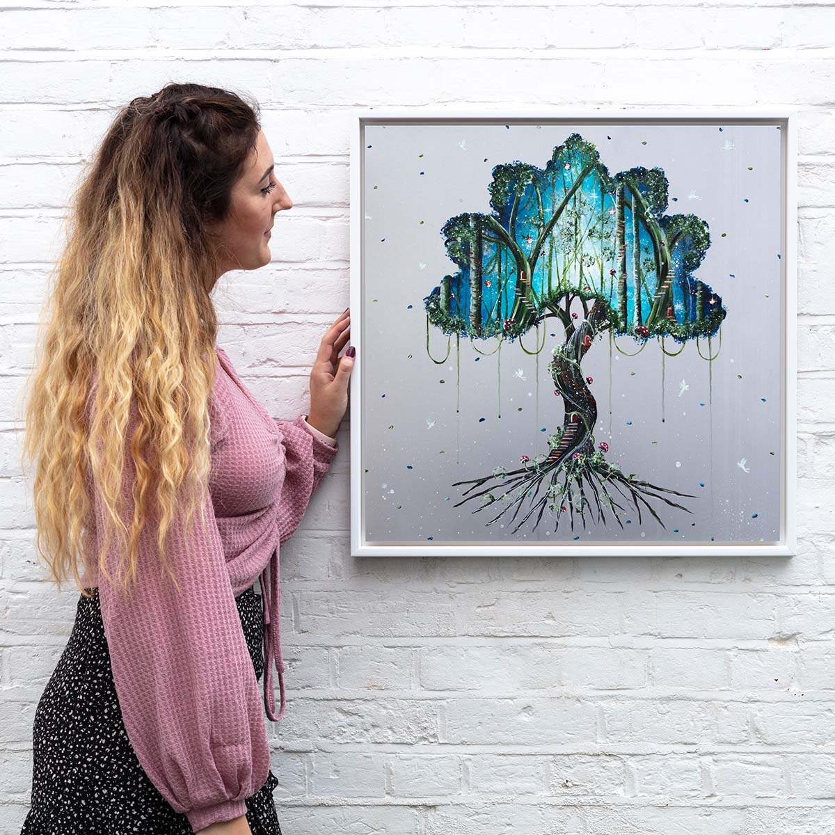 Into the Magic Forest - Original by artist Becky Smith - Wyecliffe Galleries