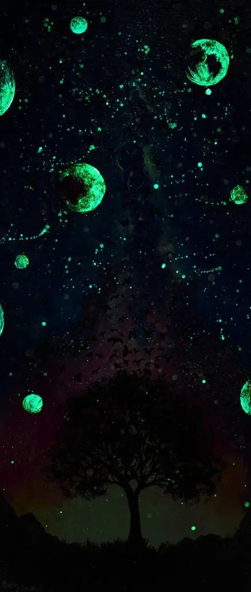 Into The Night Sky - Original - SOLD by artist Becky Smith - Wyecliffe Galleries