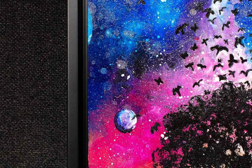 Into The Night Sky - Original - SOLD by artist Becky Smith - Wyecliffe Galleries