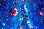 Into The Night Sky - Original - SOLD by artist Becky Smith - Wyecliffe Galleries