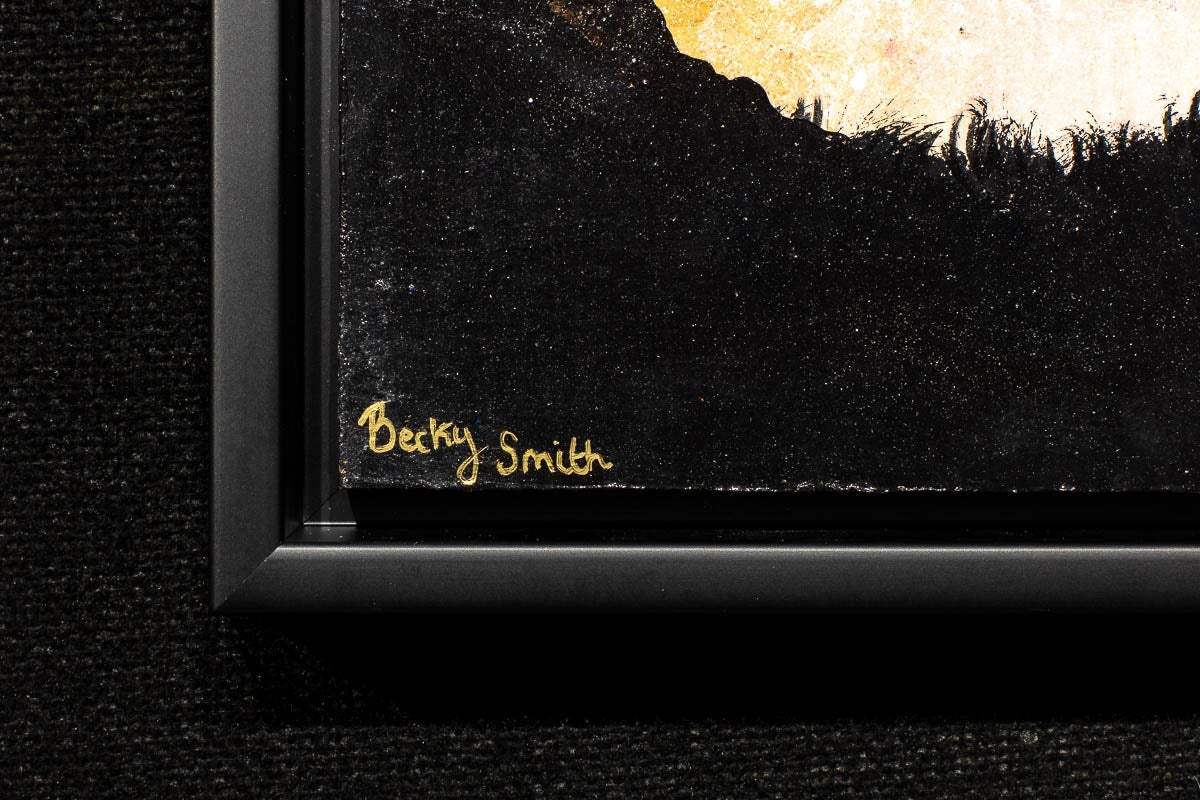 Into The Night Sky - Original - SOLD by artist Becky Smith - Wyecliffe Galleries