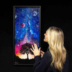 Into The Night Sky - Original - SOLD by artist Becky Smith - Wyecliffe Galleries