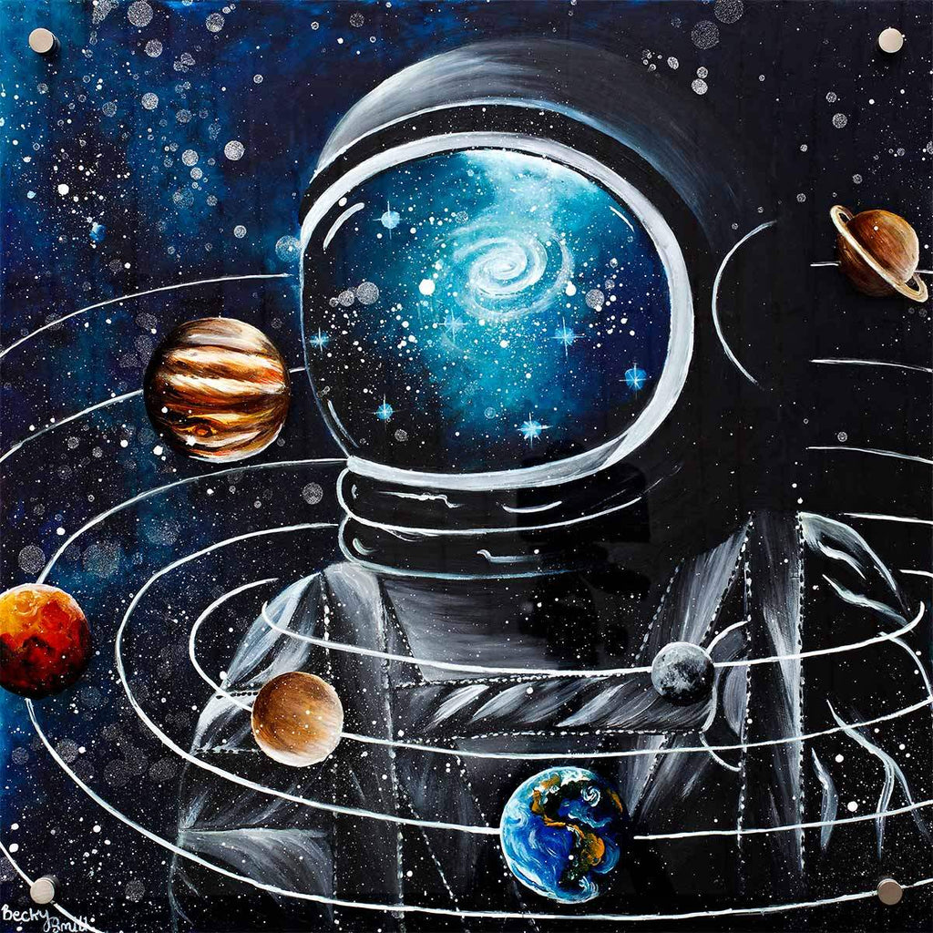 Journey to the Centre of the Galaxy - Original - SOLD by artist Becky Smith - Wyecliffe Galleries
