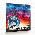 Jump For the Moon - Original - SOLD by artist Becky Smith - Wyecliffe Galleries