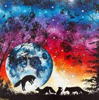 Jump For the Moon - Original - SOLD by artist Becky Smith - Wyecliffe Galleries