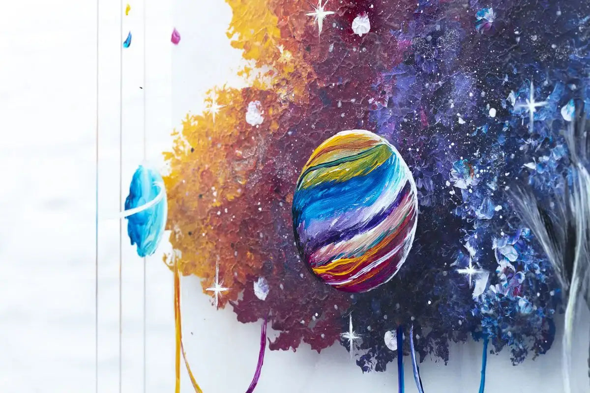 Kaleidoscopic - Original - SOLD by artist Becky Smith - Wyecliffe Galleries