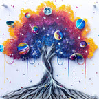 Kaleidoscopic - Original - SOLD by artist Becky Smith - Wyecliffe Galleries